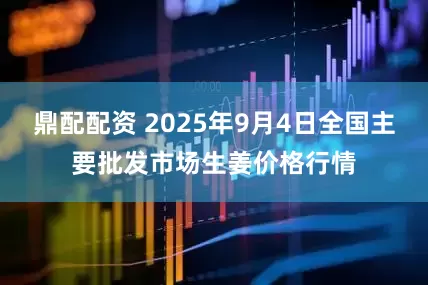 鼎配配资 2025年9月4日全国主要批发市场生姜价格行情