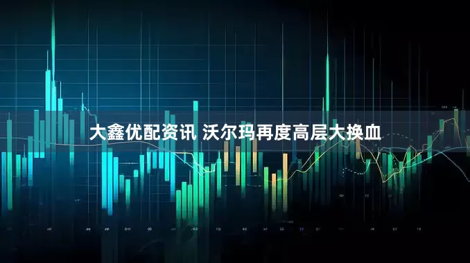 大鑫优配资讯 沃尔玛再度高层大换血